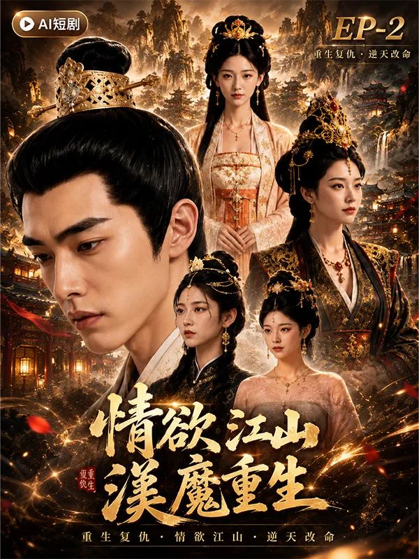 淫魔重生之情慾江山 AI短劇EP-2 淫魔霸佔後宮美女的激烈纏綿